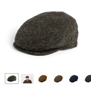 Hanna hats TweedFlat Cap for Men or women